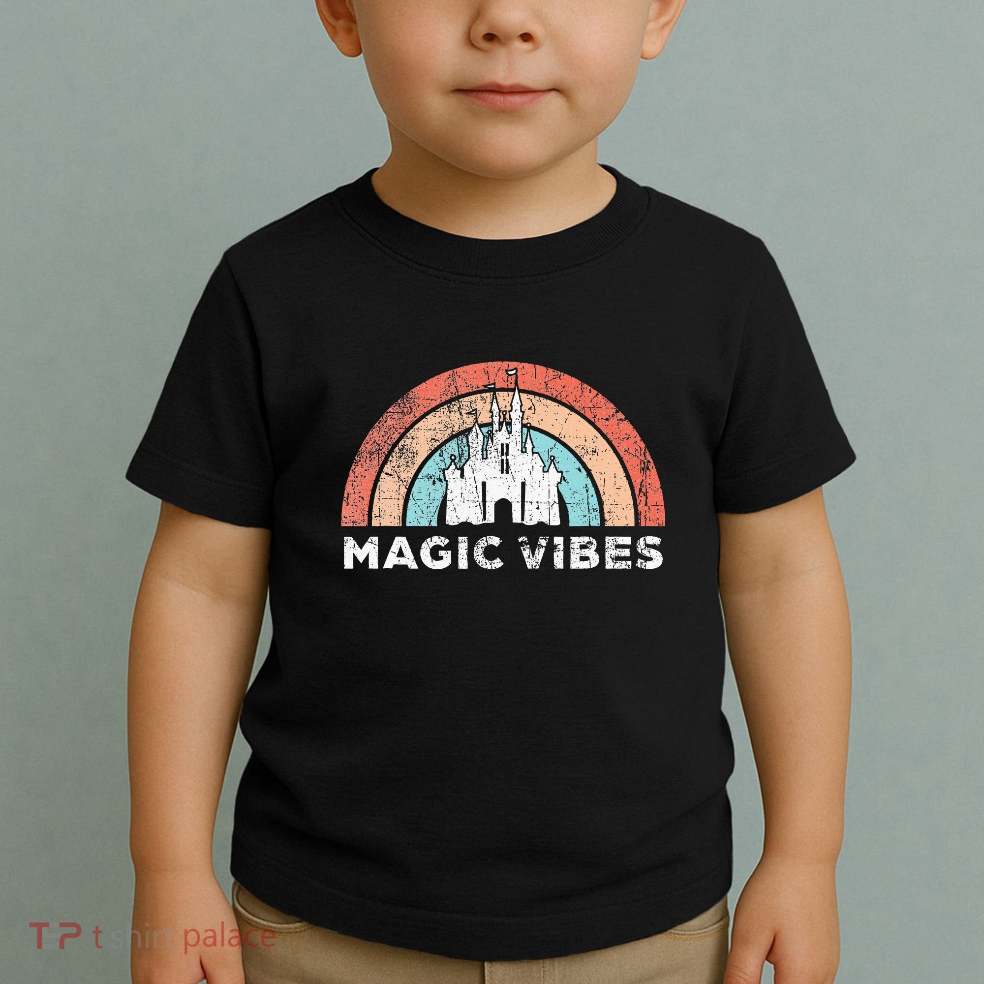 Magic Vibes Cute Matching Vacation Tops Toddler T-Shirt