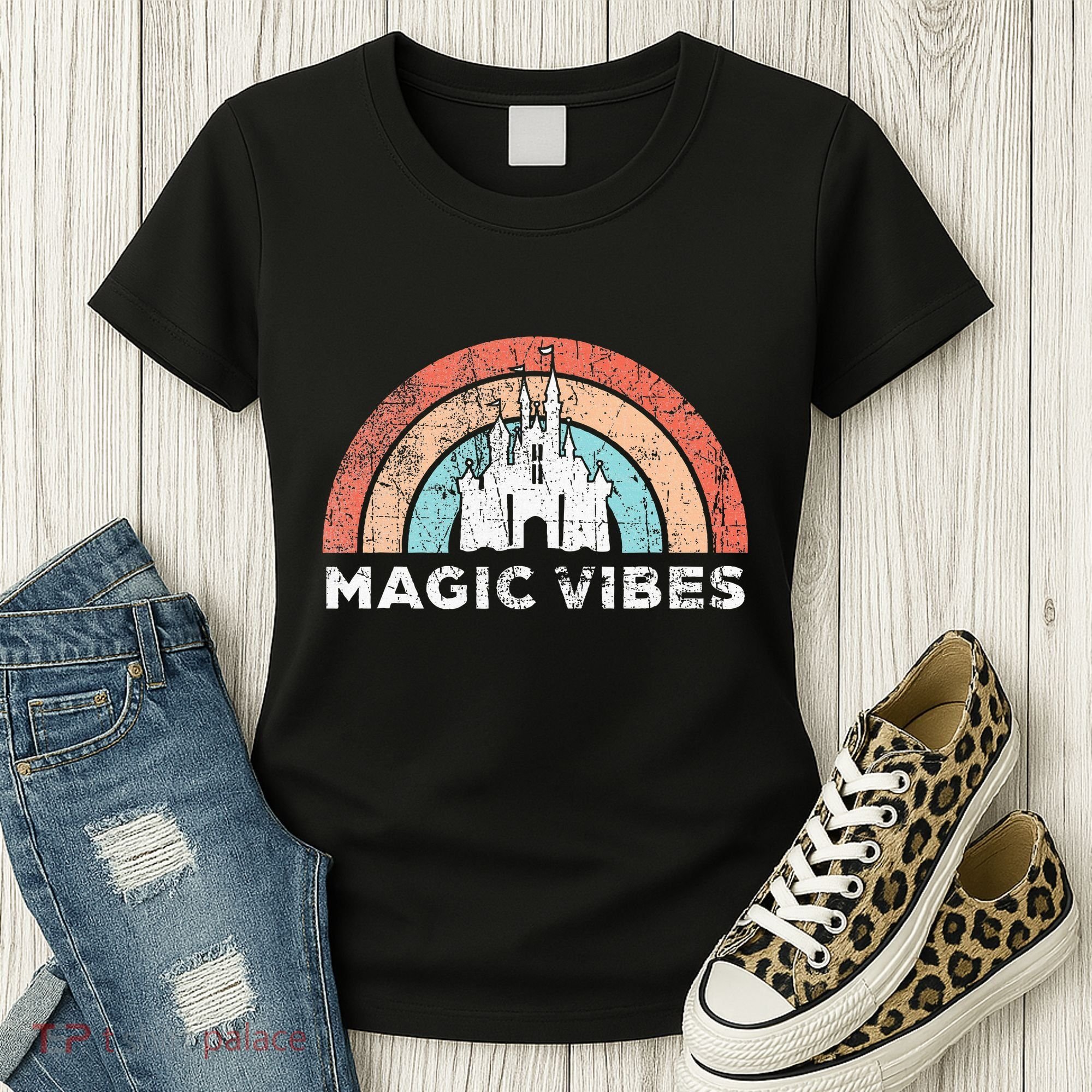 Magic Vibes Cute Matching Vacation Tops Women's T-Shirt
