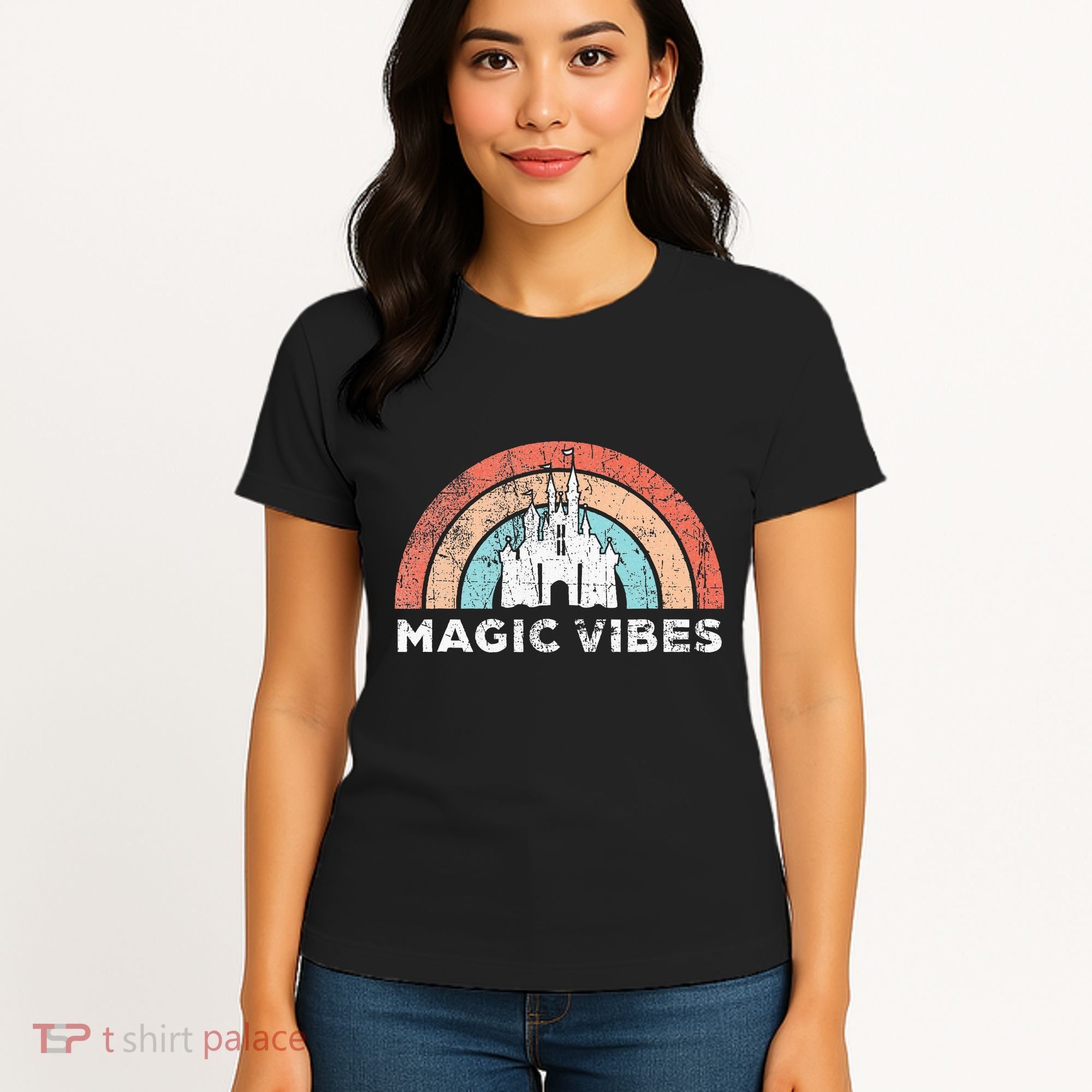 Magic Vibes Cute Matching Vacation Tops Women's T-Shirt