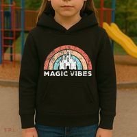 Magic Vibes Cute Matching Vacation Tops Kids Hoodie thumb 3