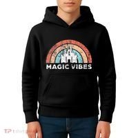 Magic Vibes Cute Matching Vacation Tops Kids Hoodie thumb 4