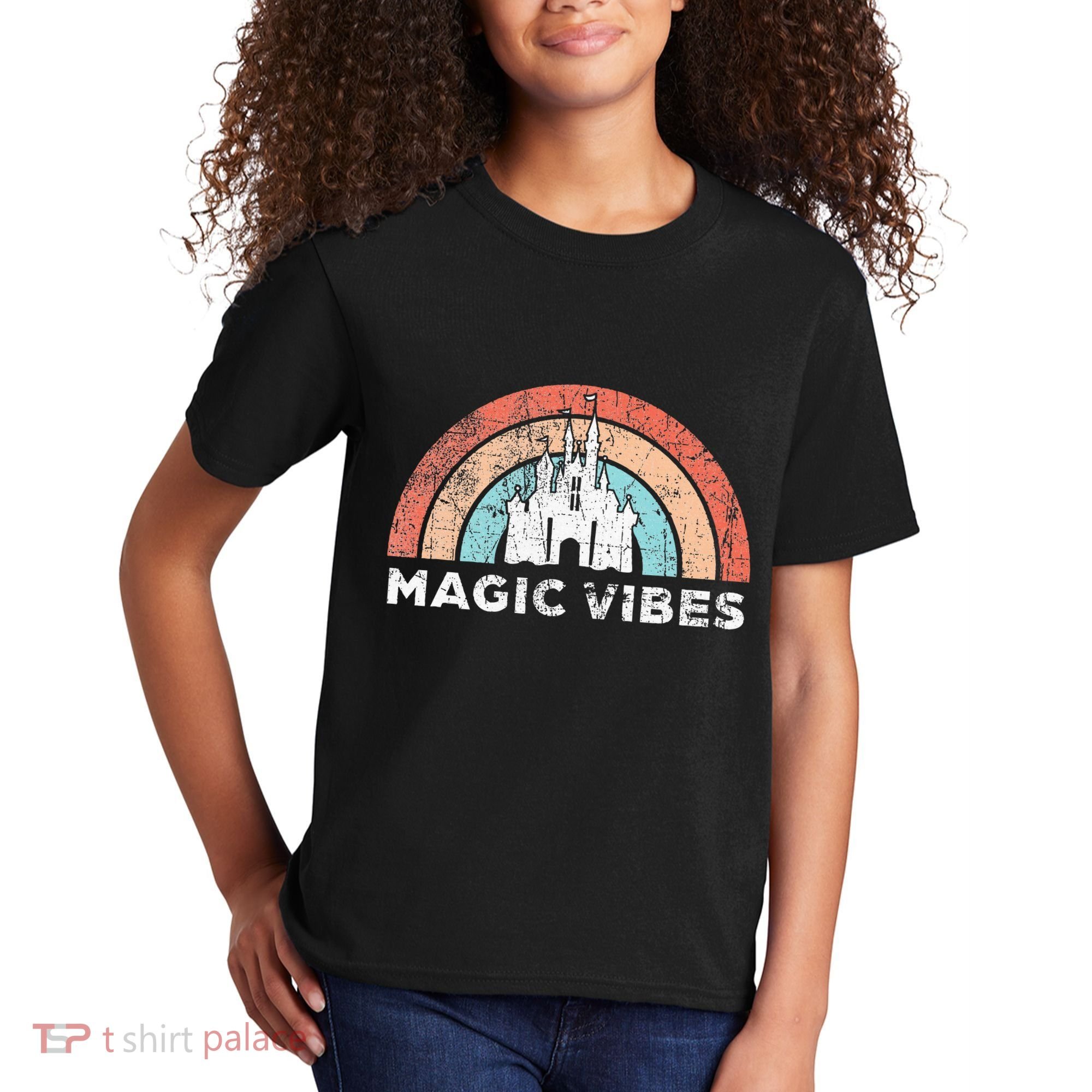 Magic Vibes Cute Matching Vacation Tops Kids T-Shirt