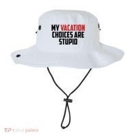 My Vacation Choices Are Stupid Funny Bucket Hat thumb 0