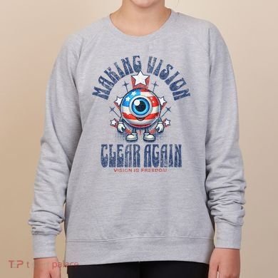 Making Vision Clear Again Funny Eye Women's Sweatshirt