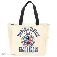 Making Vision Clear Again Funny Eye Tote Bag thumb 0
