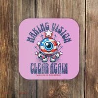 Making Vision Clear Again Funny Eye Coaster thumb 0