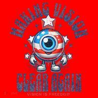 Making Vision Clear Again Funny Eye Santa Hat thumb 1