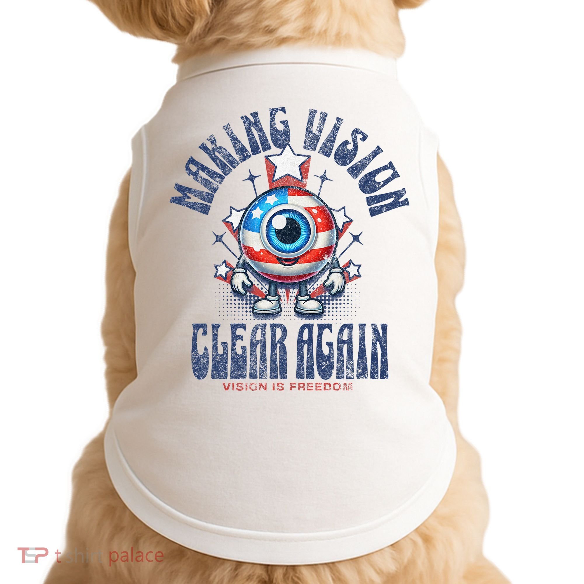 Making Vision Clear Again Funny Eye Doggie Tank