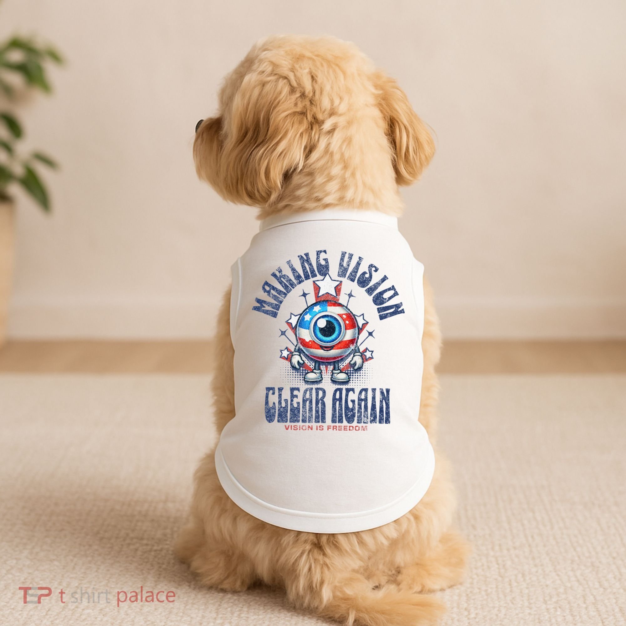Making Vision Clear Again Funny Eye Doggie Tank