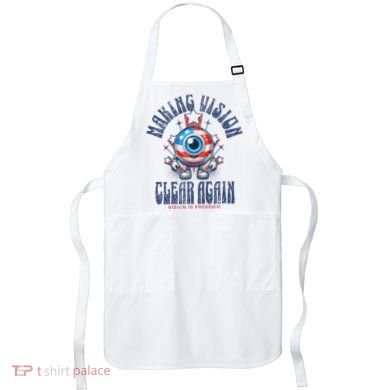 Making Vision Clear Again Funny Eye Apron