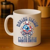 Making Vision Clear Again Funny Eye Coffee Mug thumb 4