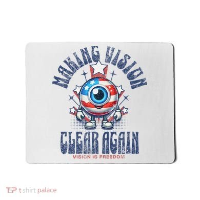 Making Vision Clear Again Funny Eye Mousepad