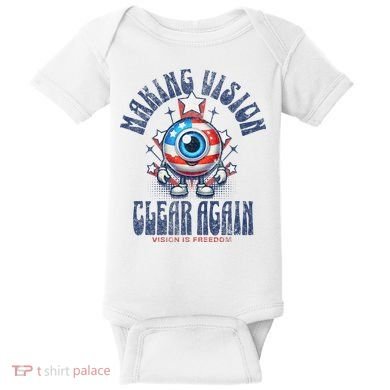 Making Vision Clear Again Funny Eye Baby Bodysuit
