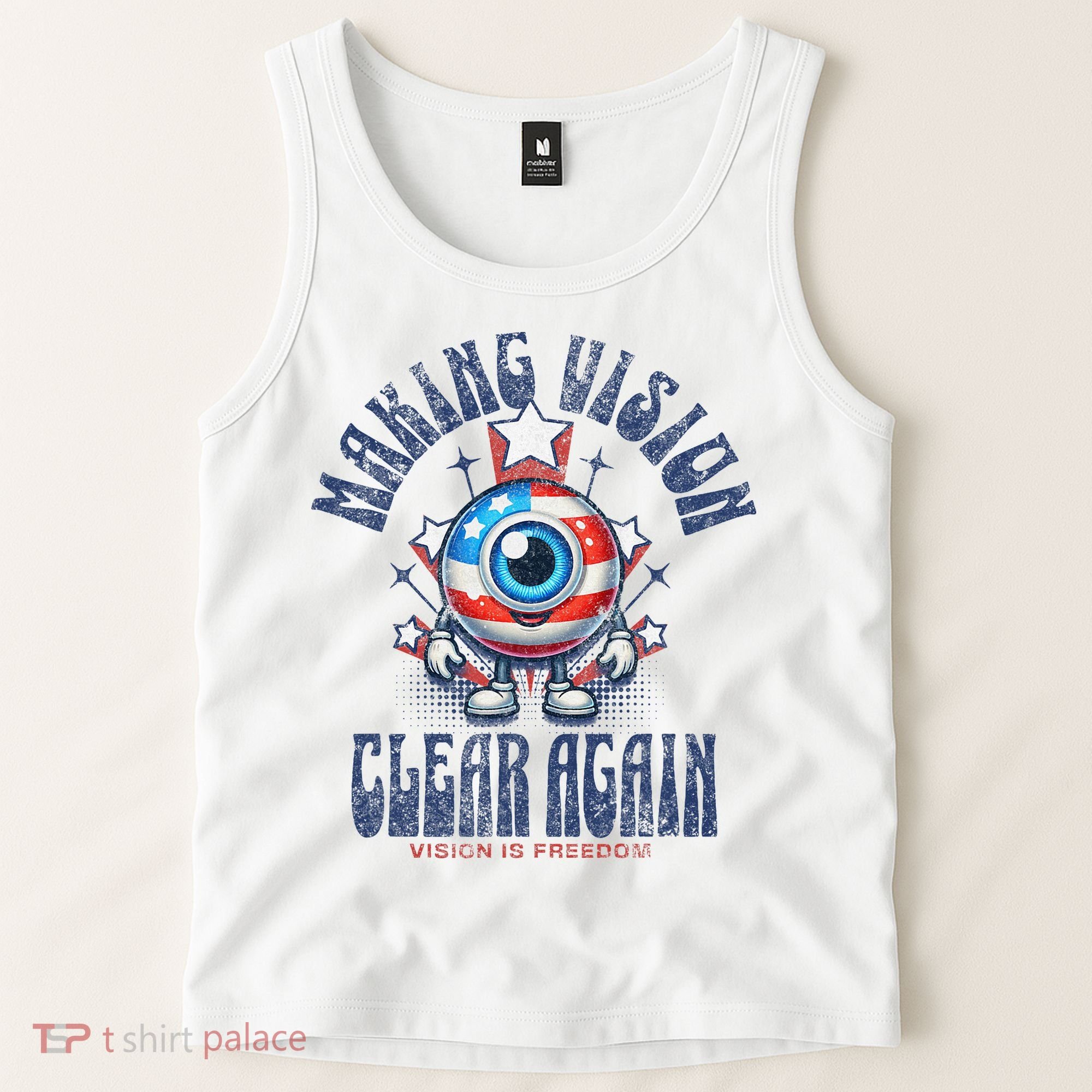 Making Vision Clear Again Funny Eye Tank Top