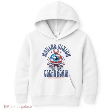 Making Vision Clear Again Funny Eye Kids Hoodie