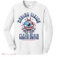 Making Vision Clear Again Funny Eye Kids Long Sleeve Shirt thumb 0