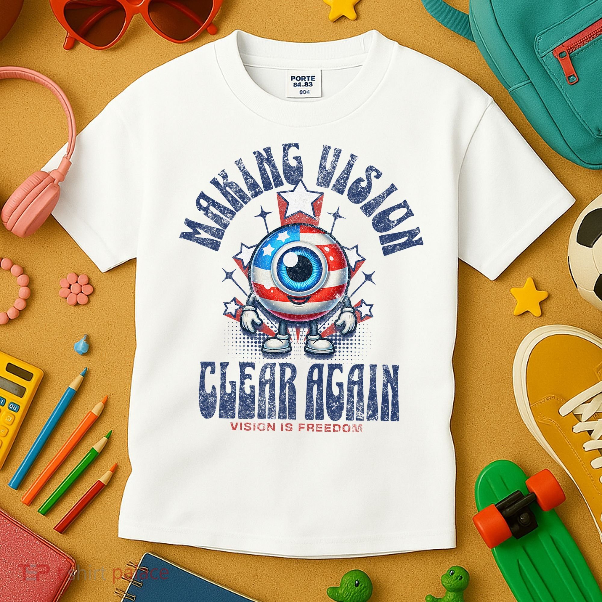 Making Vision Clear Again Funny Eye Kids T-Shirt