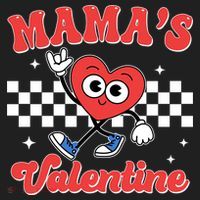Mamas Valentine Cute Heart Retro Gift Women's Sweatshirt thumb 2