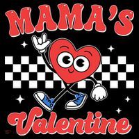 Mamas Valentine Cute Heart Retro Gift Coaster thumb 2