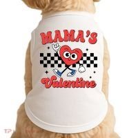 Mamas Valentine Cute Heart Retro Gift Doggie Tank thumb 0
