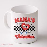 Mamas Valentine Cute Heart Retro Gift Coffee Mug thumb 0