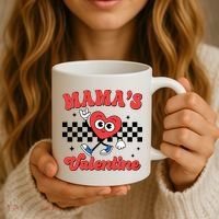 Mamas Valentine Cute Heart Retro Gift Coffee Mug thumb 3
