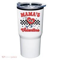Mamas Valentine Cute Heart Retro Gift Tumbler thumb 0