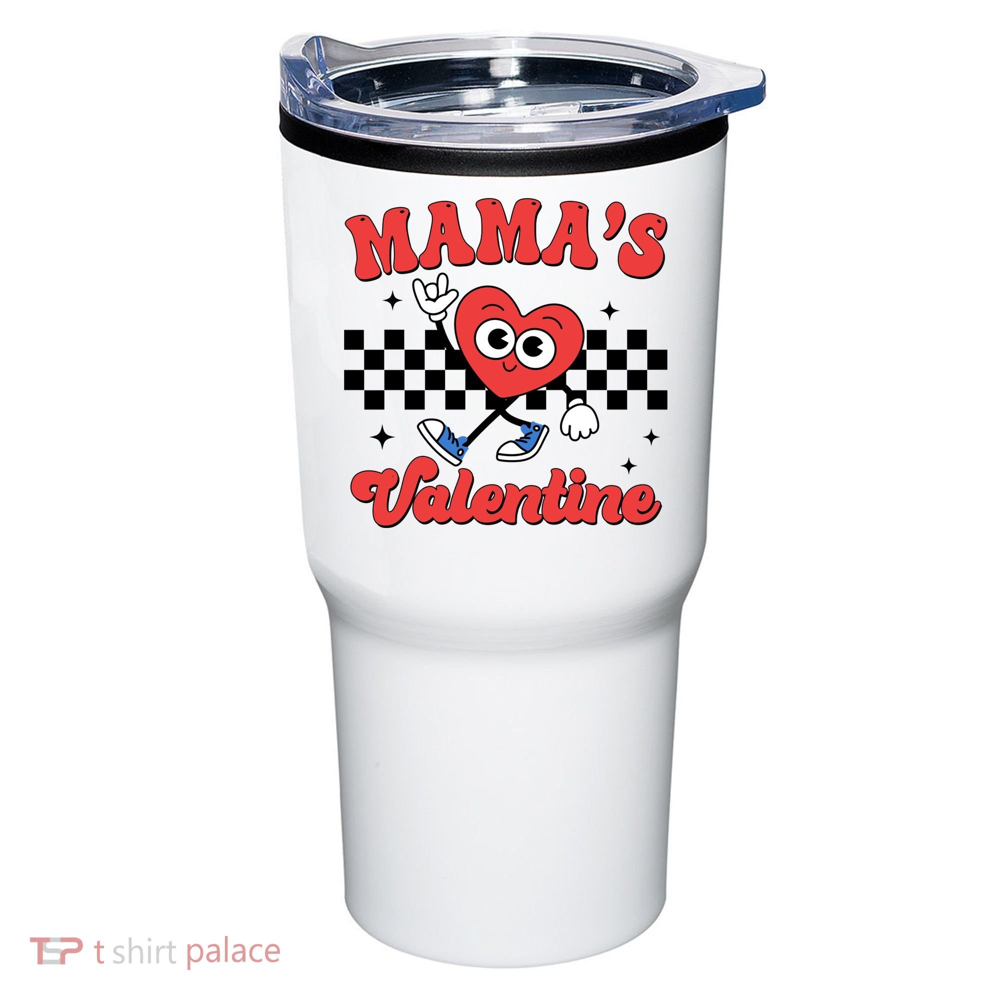 Mamas Valentine Cute Heart Retro Gift Tumbler