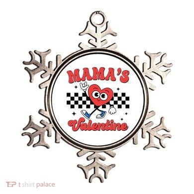 Mamas Valentine Cute Heart Retro Gift Ornament