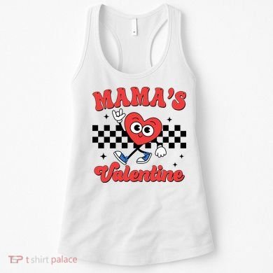 Mamas Valentine Cute Heart Retro Gift Women's Tank Top