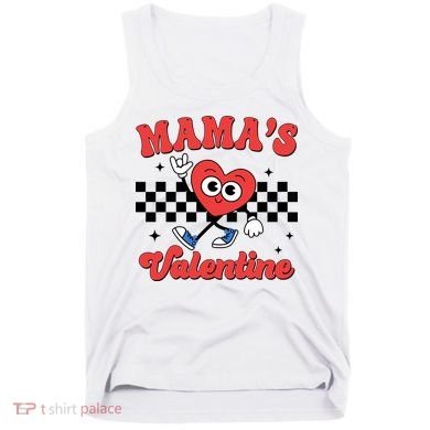 Mamas Valentine Cute Heart Retro Gift Tank Top