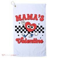 Mamas Valentine Cute Heart Retro Gift Golf Towel thumb 0