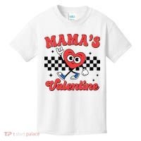 Mamas Valentine Cute Heart Retro Gift Kids T-Shirt thumb 0