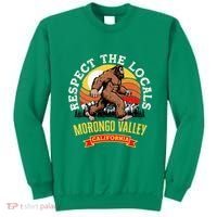 Morongo Valley California Respect The Locals Retro Bigfoot Sweatshirt thumb 0