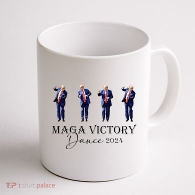 Maga Victory Dance Trump 2024 47th President Coffee Mug back