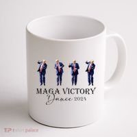 Maga Victory Dance Trump 2024 47th President Coffee Mug thumb 1
