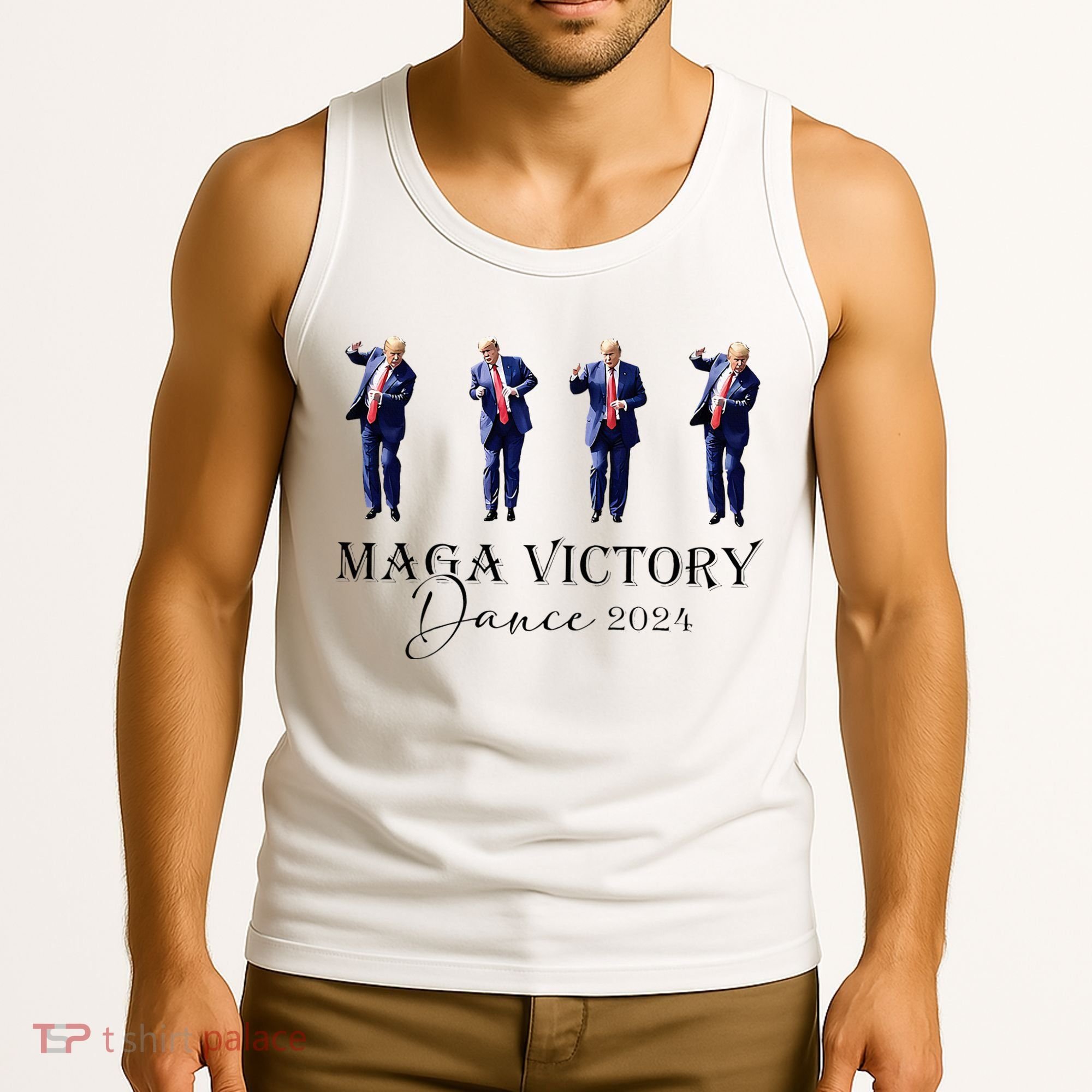 Maga Victory Dance Trump 2024 47th President Tank Top