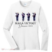 Maga Victory Dance Trump 2024 47th President Women's Long Sleeve Shirt thumb 0