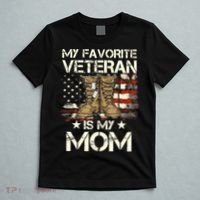 Mother Veterans Day My Favorite Veteran Is My Mom Proud Son T-Shirt thumb 5
