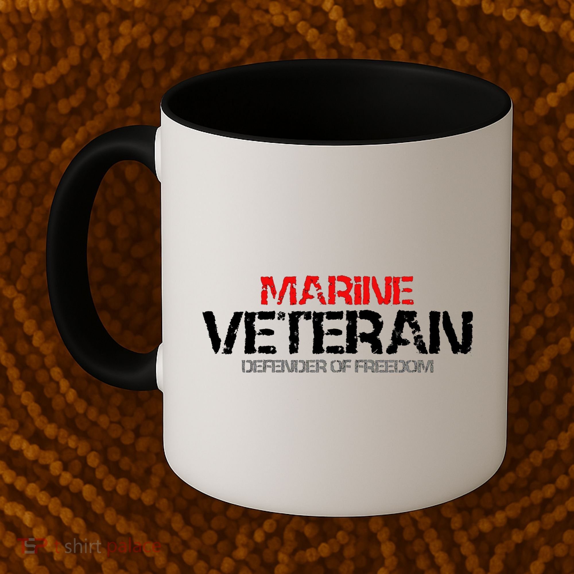 Marine Veteran Defender Of Freedom Coffee Mug