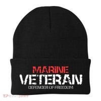 Marine Veteran Defender Of Freedom Beanie thumb 0