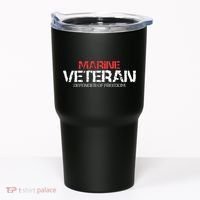 Marine Veteran Defender Of Freedom Tumbler thumb 0