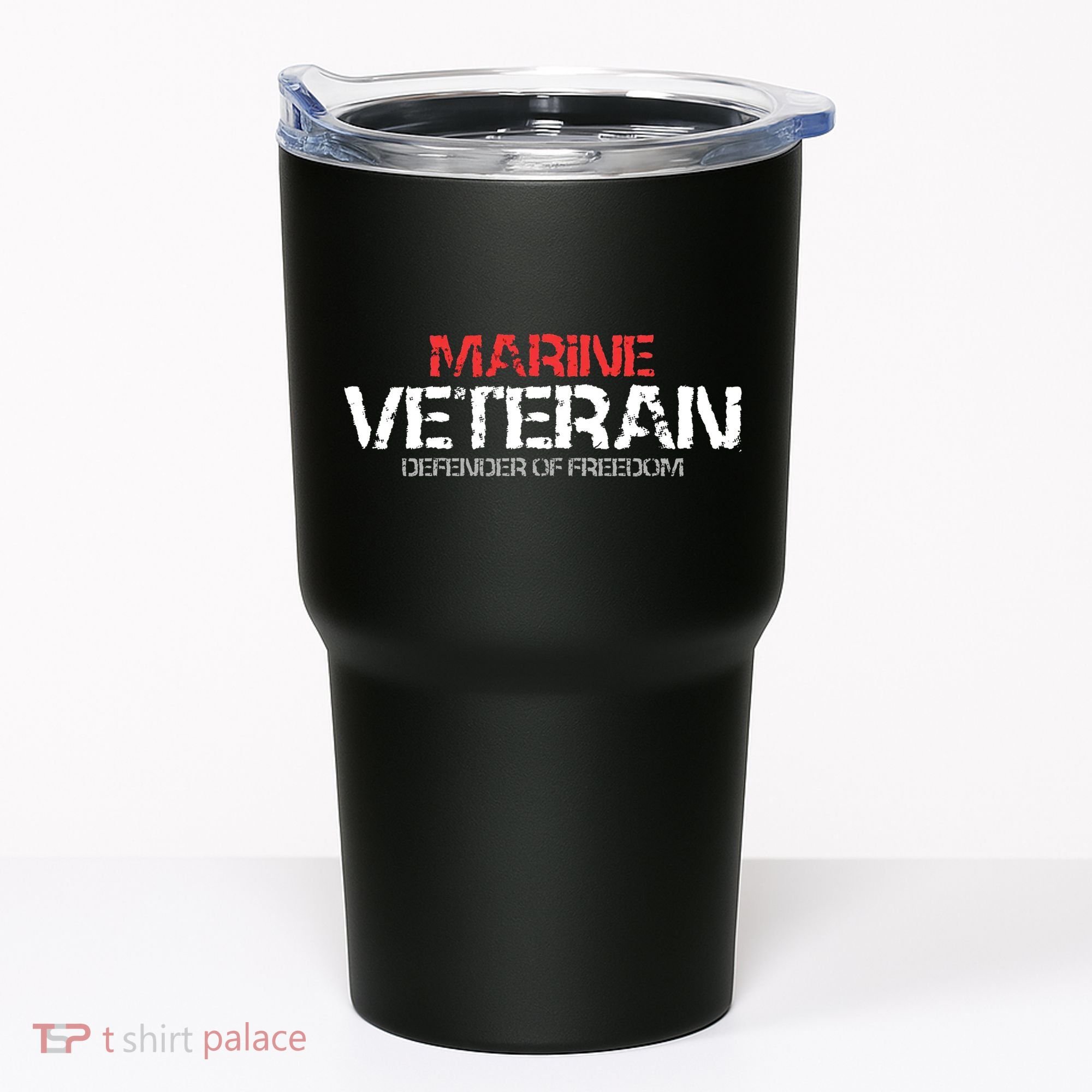 Marine Veteran Defender Of Freedom Tumbler