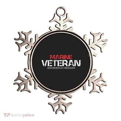 Marine Veteran Defender Of Freedom Ornament