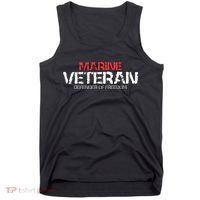 Marine Veteran Defender Of Freedom Tank Top thumb 0