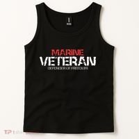 Marine Veteran Defender Of Freedom Tank Top thumb 2