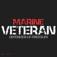 Marine Veteran Defender Of Freedom Golf Towel thumb 3