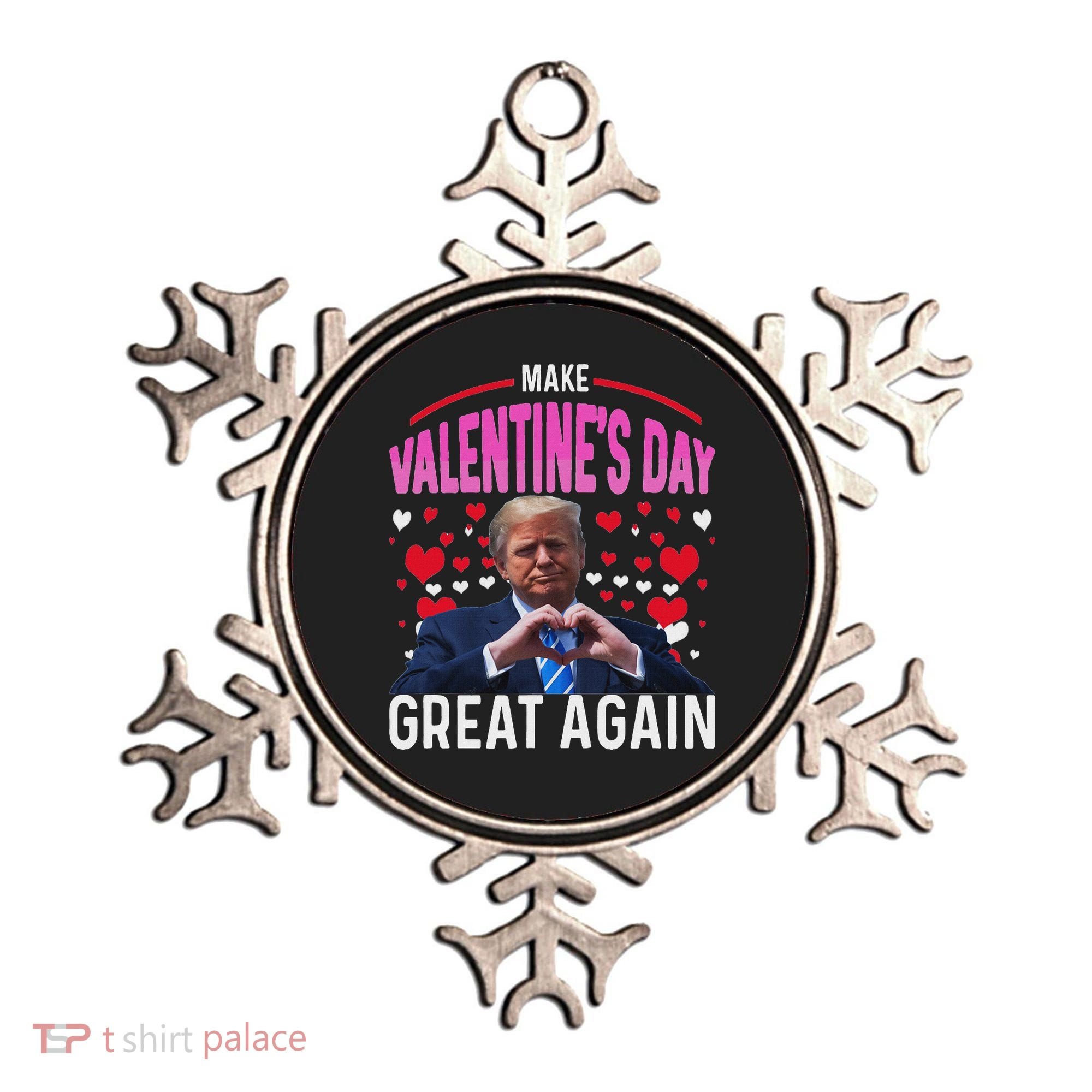 Make Valentine Day Great Again Funny Trump Lovers 2025 Ornament