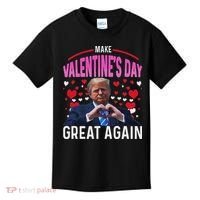 Make Valentine Day Great Again Funny Trump Lovers 2025 Kids T-Shirt thumb 0