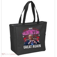 Make Valentine Day Great Again Funny Trump Lovers 2025 Tote Bag thumb 2